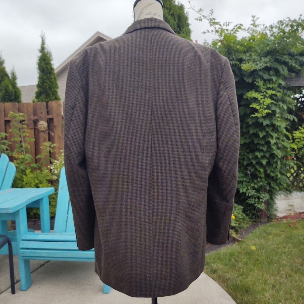 Oscar de la Renta Wool Sports Coat 42 R - Picture 11 of 15